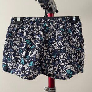 Patagonia 2.5" Barely Baggies - Quiver and Quill/ Navy Blue size S
